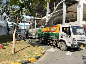 Hút hầm cầu nhà hàng